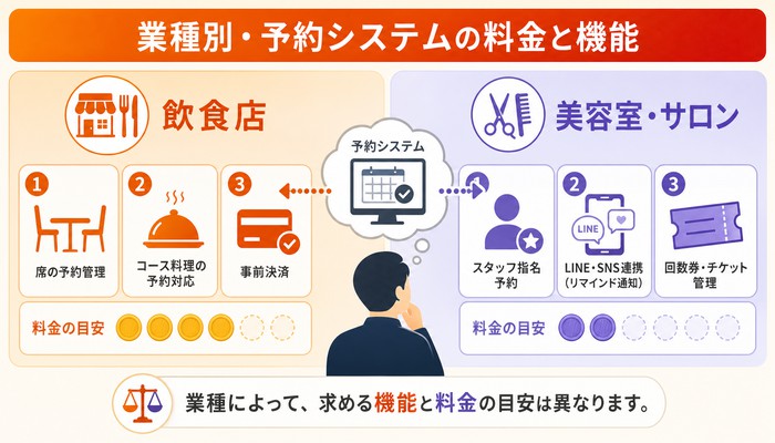 予約システム 料金相場
