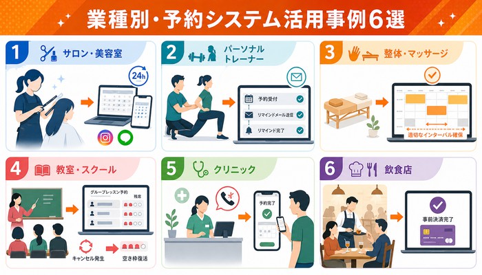 個人事業主 予約システム