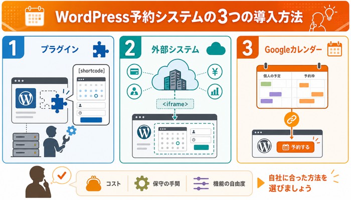 WordPress 予約システム
