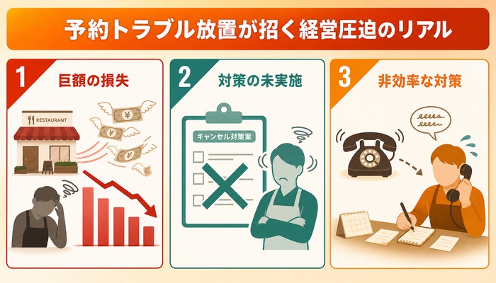 ダブルブッキング 対策