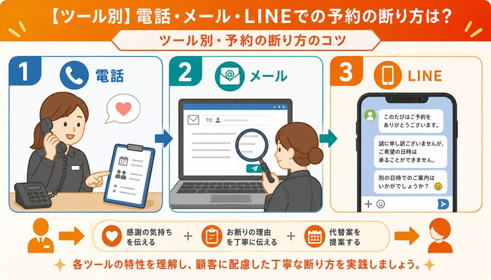 予約 断り方