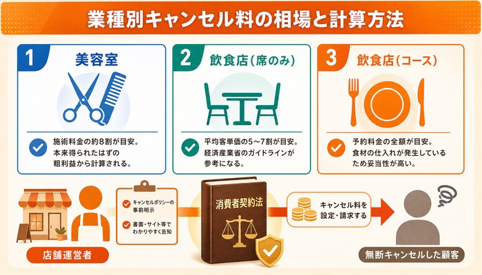 無断キャンセル 対策