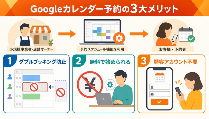 Googleカレンダー 予約システム