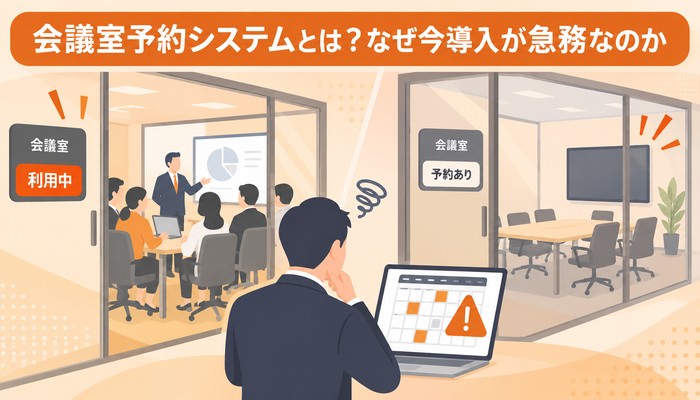 会議室予約システムとは?なぜ今導入が急務なのか