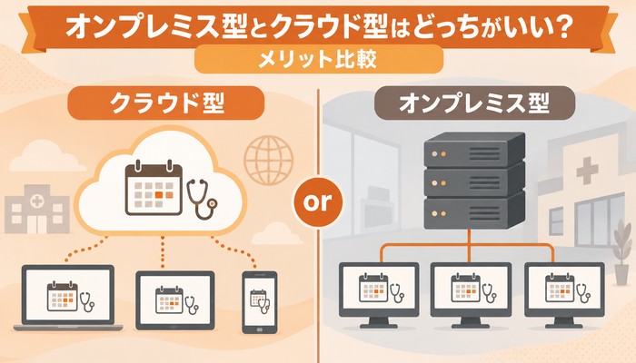 オンプレミス型とクラウド型はどっちがいい？メリット比較