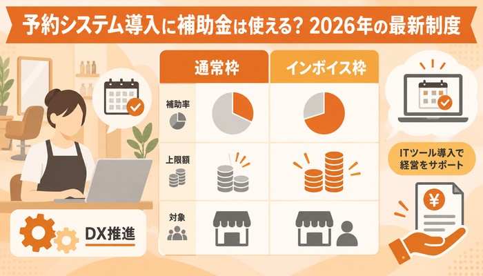 予約システム導入に補助金は使える?2026年の最新制度