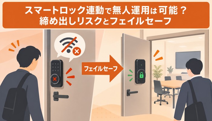 スマートロック連動で無人運用は可能?締め出しリスクとフェイルセーフ
