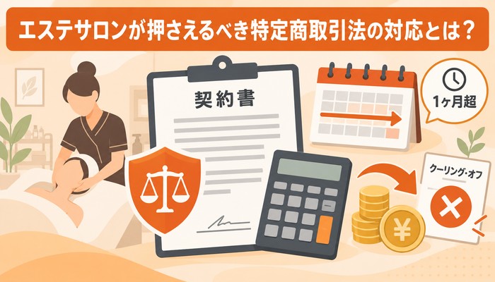 エステサロンが押さえるべき特定商取引法の対応とは?