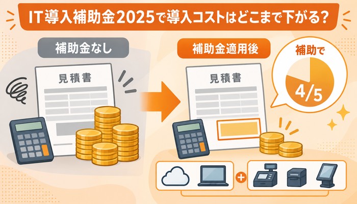 IT導入補助金2025で導入コストはどこまで下がる?